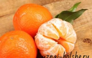 Applicazione di bucce di mandarino